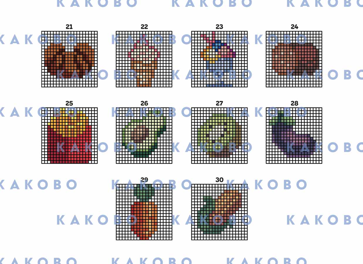 Pixel Feast. Color-by-Number Mystery Mosaics: Food Themed Activity Puzzle Book
