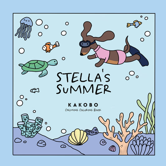 Stella's Summer Calming Coloring Book